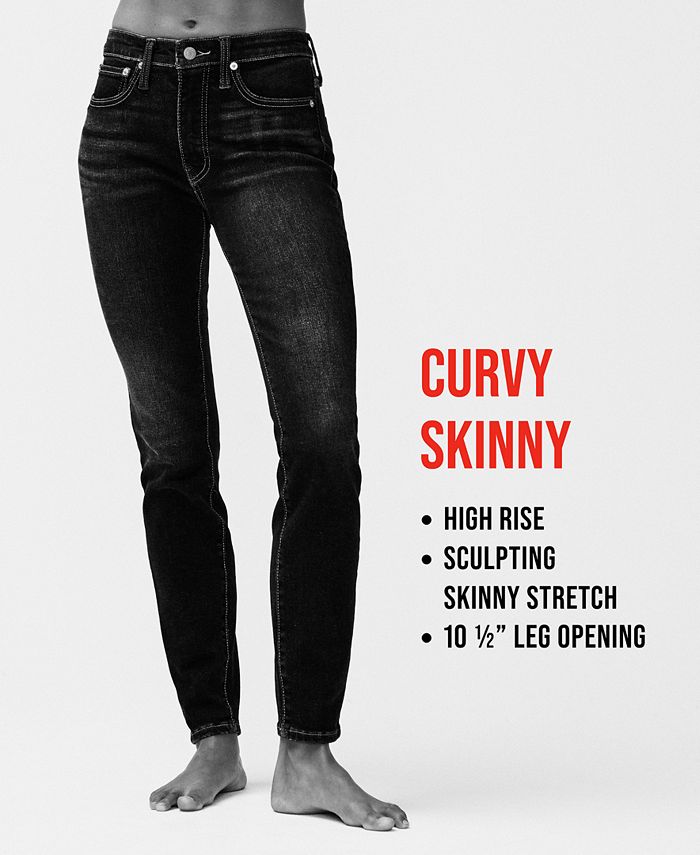 Lucky Brand - High-Rise Curvy Skinny Jeans