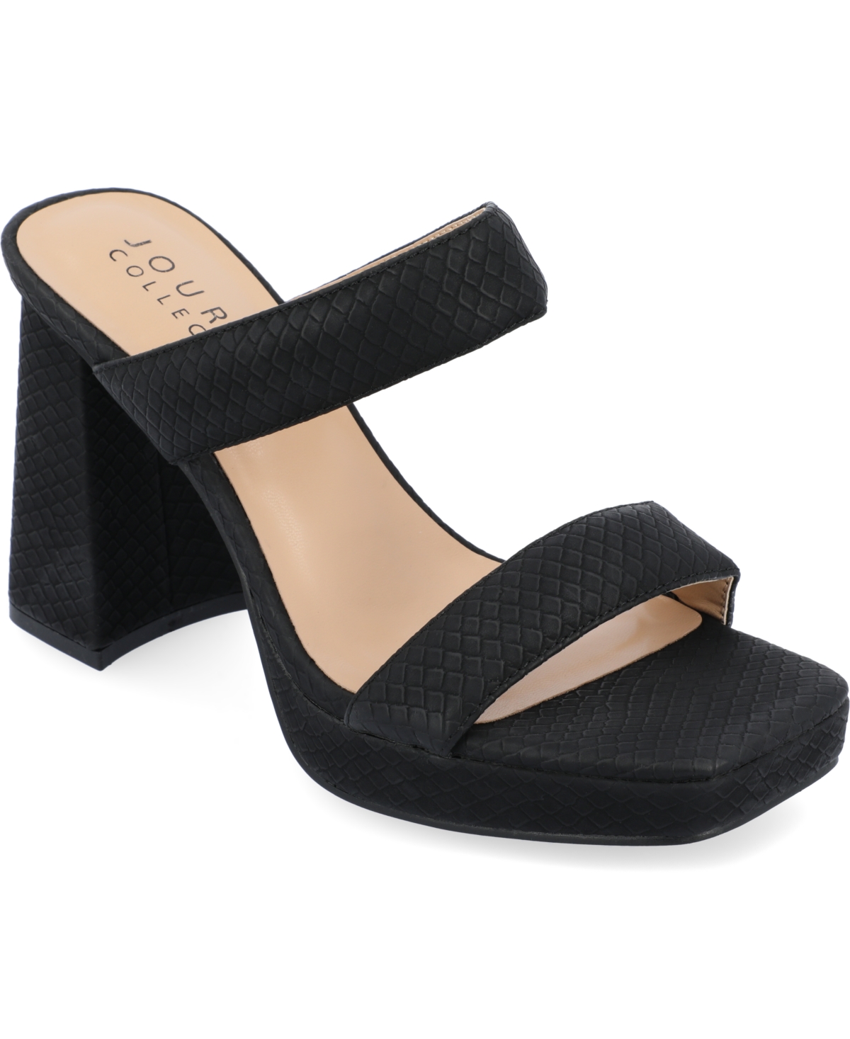 Journee Collection Collection Women's Jaell Sandals In Black