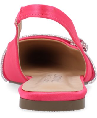 Women's Rebbel Rhinestone Knot Slingback Flats