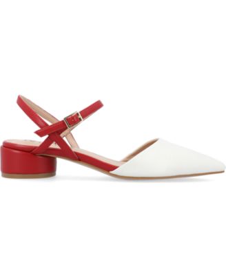 Women's Brynn Block Heel Pointed Toe Flats