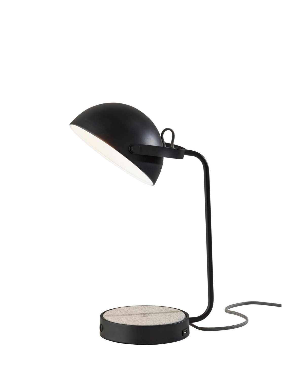 Adesso Brooks Desk Lamp In Black