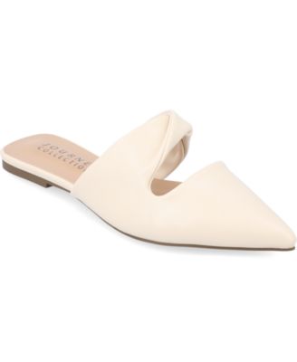Women's Enniss Twist Cutout Pointed Toe Mules