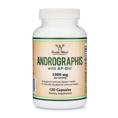 Double Wood Supplements Andrographis - 120 Capsules, 1000 Mg Servings ...