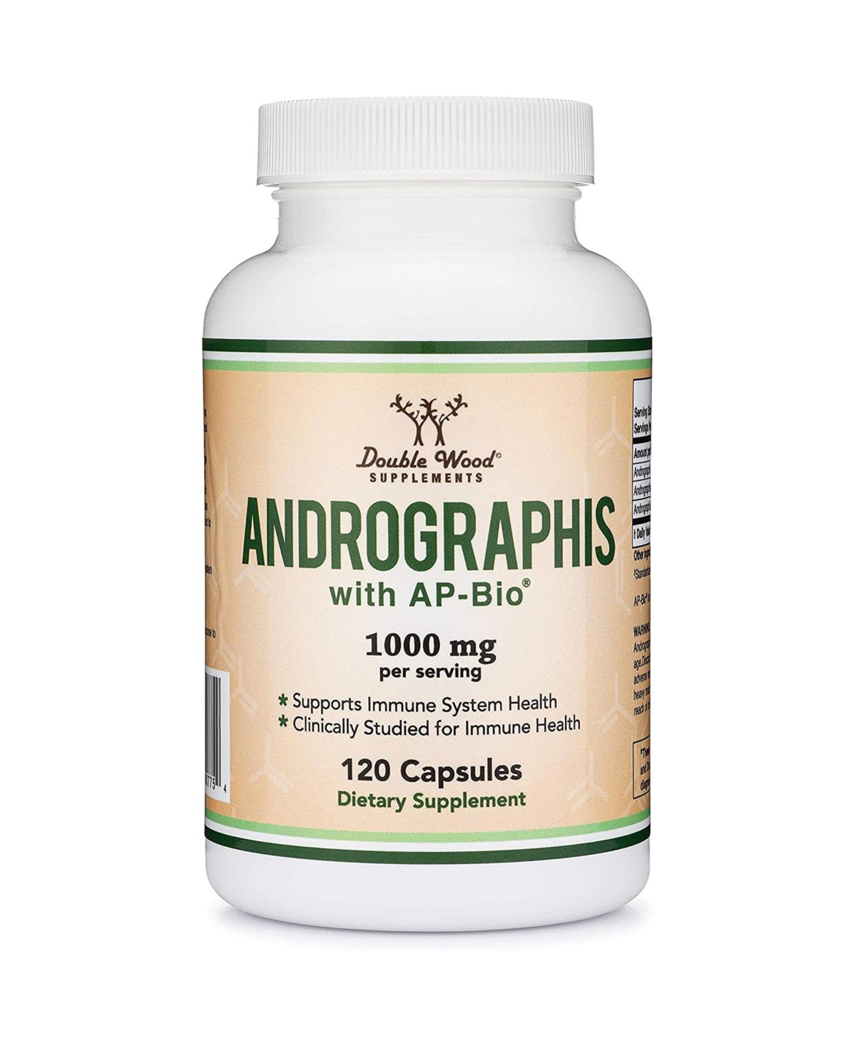 Andrographis - 120 capsules, 1000 mg servings