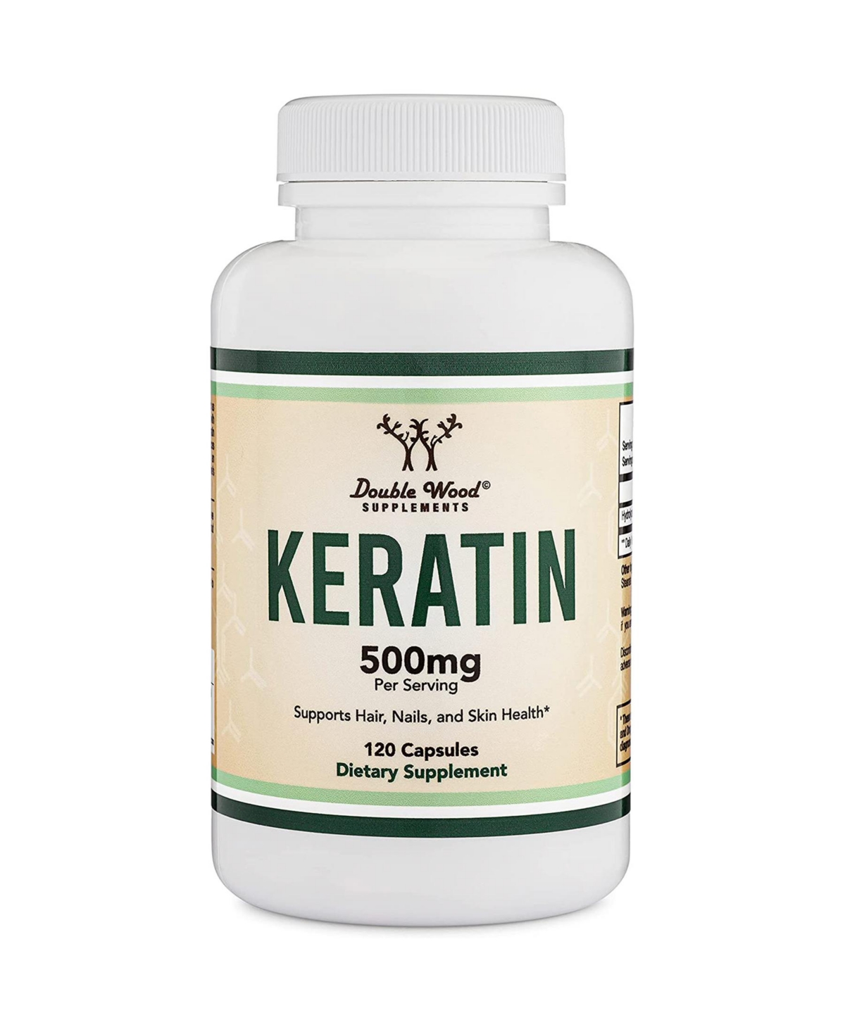 Keratin - 120 capsules, 500 mg servings