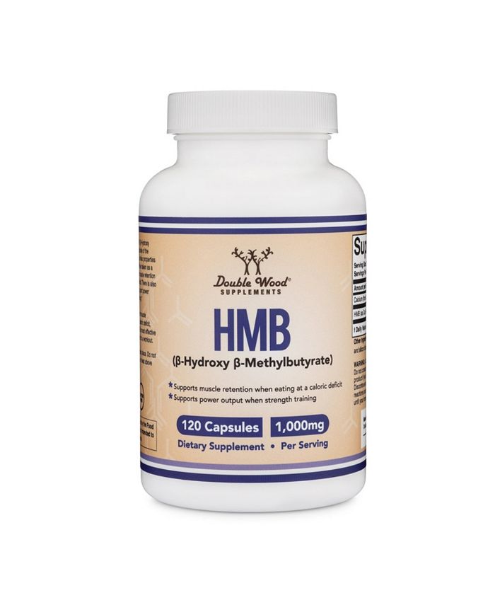 Double Wood Supplements HMB 120 capsules, 1000 mg servings Macy's