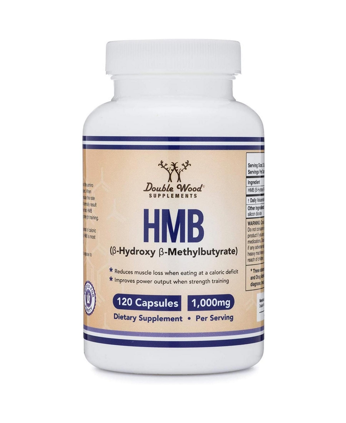 Hmb - 120 capsules, 1000 mg servings