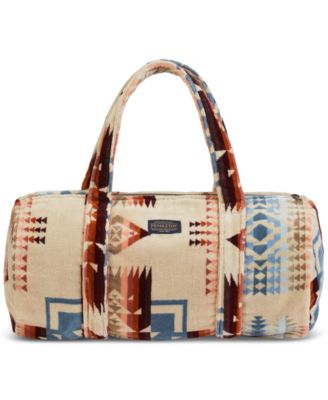 Pendleton - Terry Cloth Cotton Geometric-Print Duffel Bag