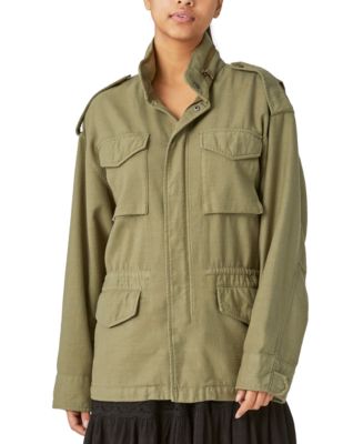 Lucky Brand Women's FOUR POCKET MILITARY JACKET - Macy's