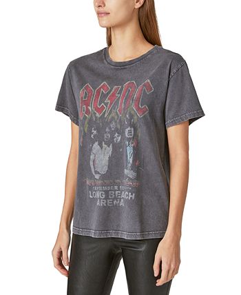 Lucky Brand Women's AC/DC High Voltage Graphic T-Shirt - Macy's