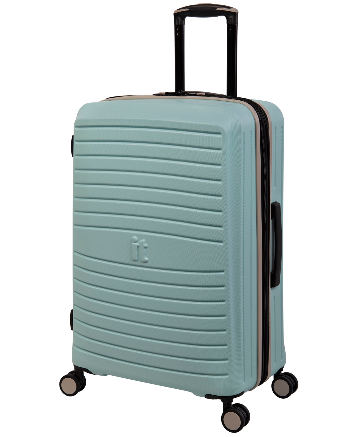 It Luggage Eco-protect 25" Hardside 8-wheel Expandable Spinner Luggage In Mint Eggshell