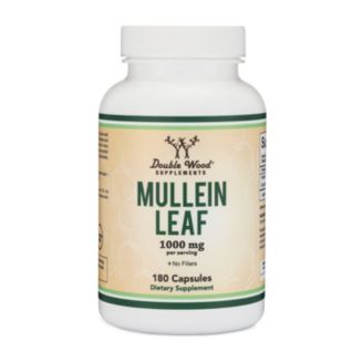 Double Wood Supplements Mullein Leaf - 180 capsules, 1000 mg servings ...