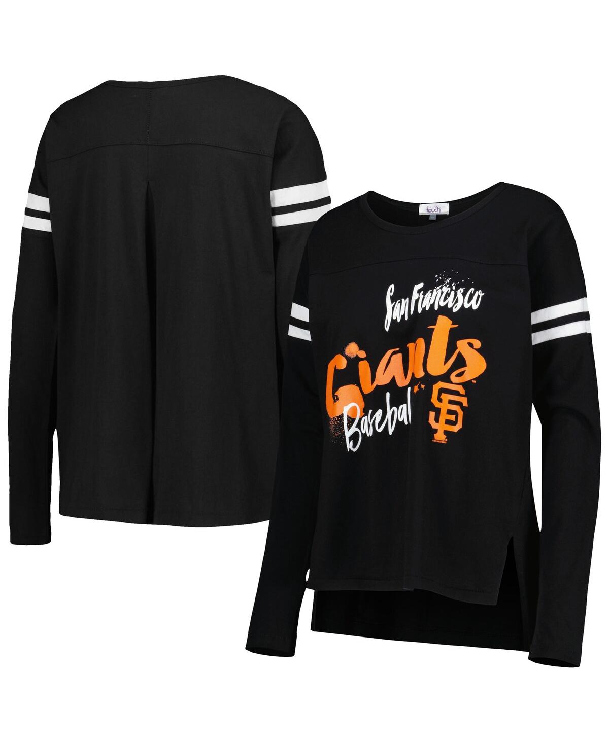 Touché Women's Touch Black San Francisco Giants Free Agent Long Sleeve T-shirt