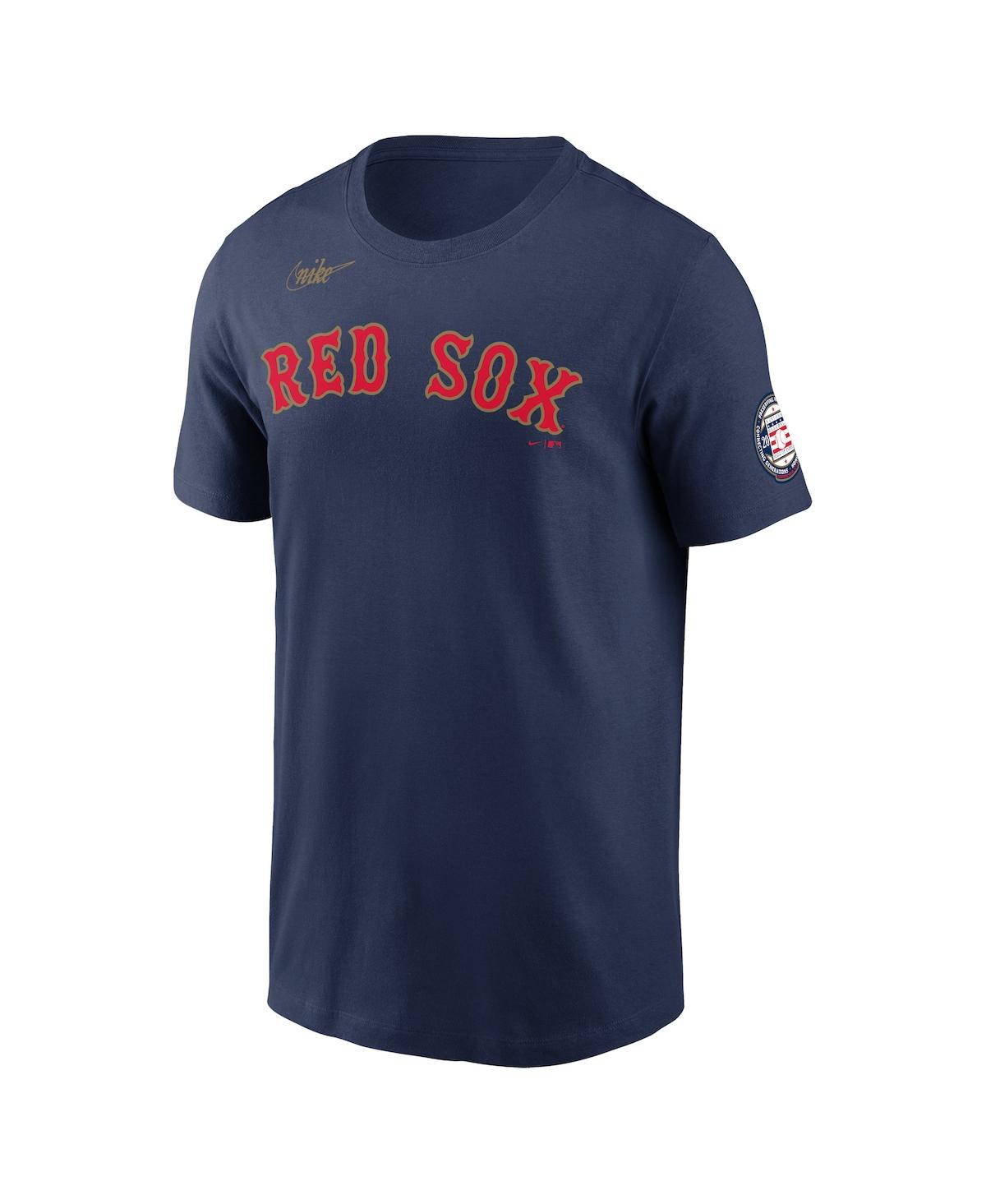 Nike Men's  David Ortiz Navy Boston Red Sox Name And Number Logo T-shirt In Navy