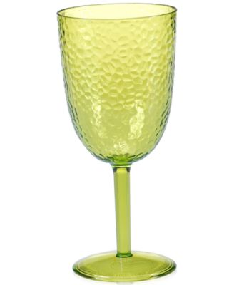 Certified International - Lime Green Acrylic Goblet