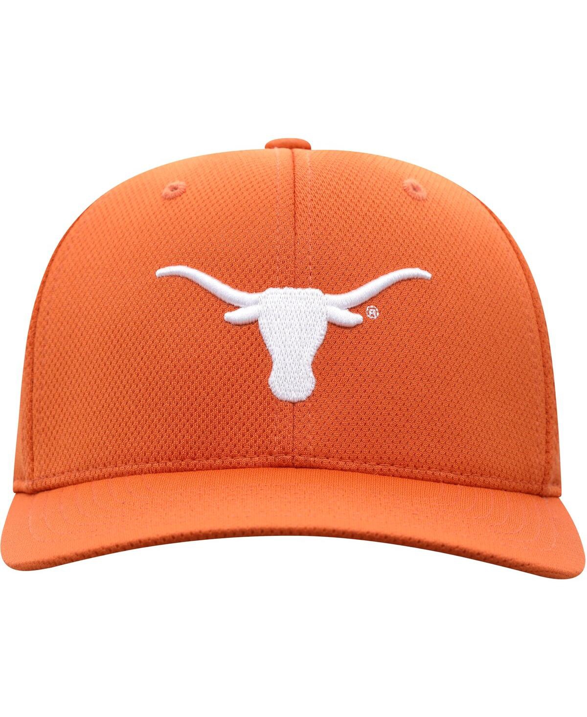 Top Of The World Men's  Texas Orange Texas Longhorns Reflex Logo Flex Hat In Texas Orange