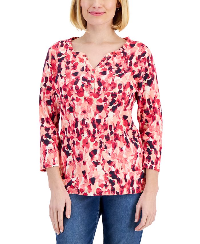 Macy's karen scott petites tops store