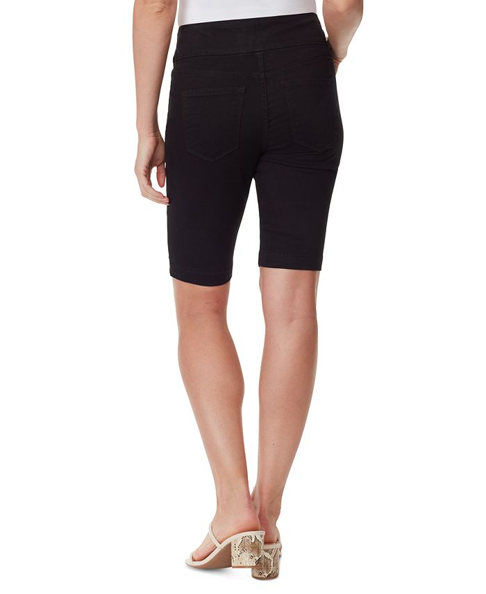 Gloria Vanderbilt Women's HighRise 11" Pullon Bermuda Shorts Macy's