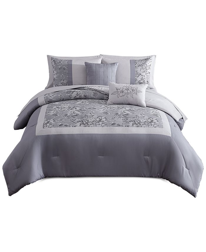Hallmart Collectibles Victoria 9 Piece Comforter Set, Full & Reviews Comforter Sets Bed