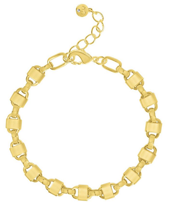 And Now This 18K Gold Plated Link Bracelet Macy s