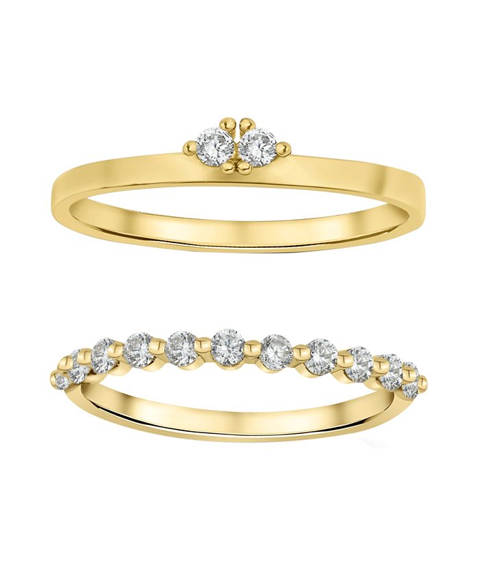 Two Piece Ring Set , 2-in-1 Ring Sets for any Occasion – AOSA