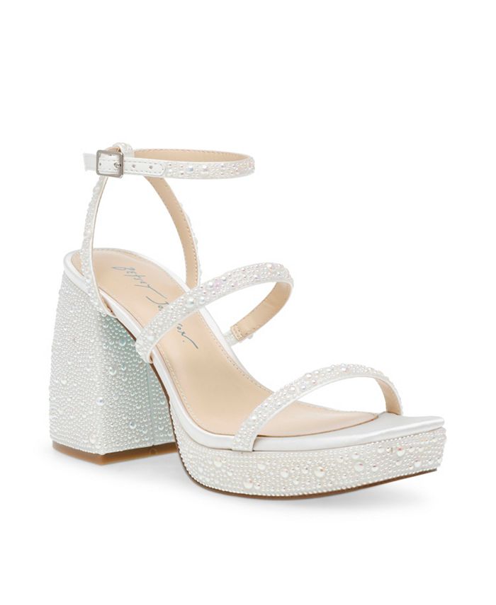 Betsey Johnson Women's Denni Platform Evening Sandals Macy's