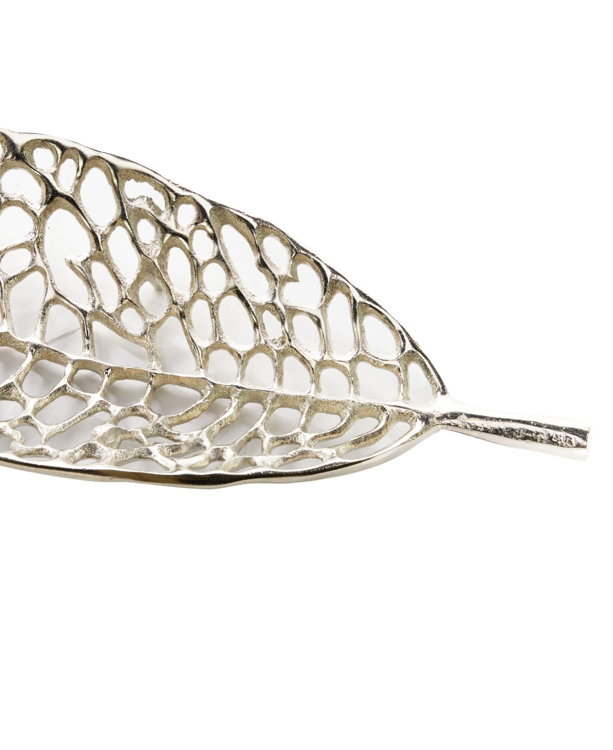 Rosemary Lane Metal Leaf Tray, Set of 2, 31", 24" W