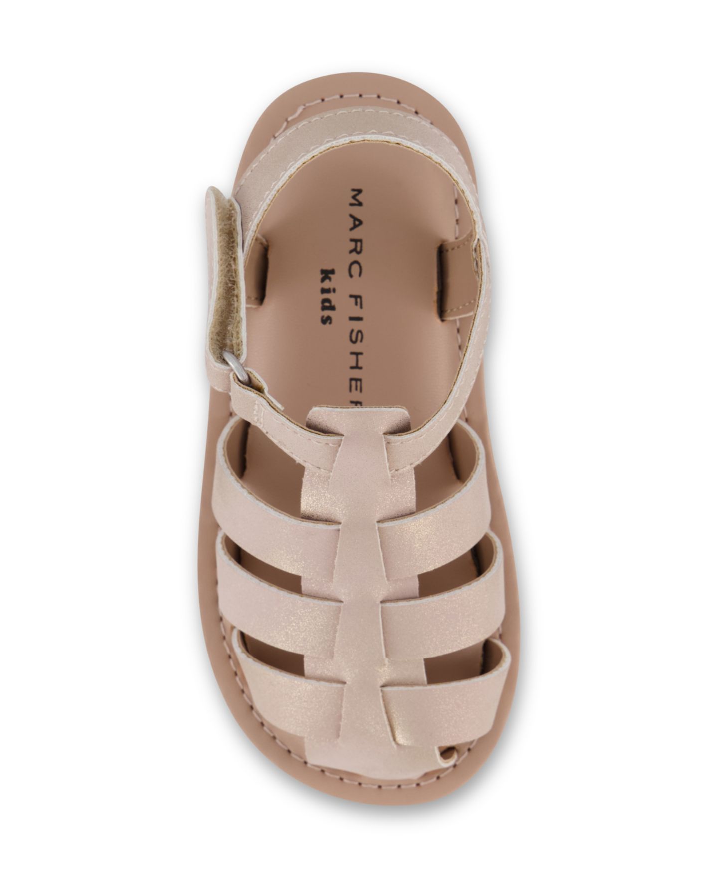 Сандалии Marc Fisher Nonskid Closed Toe Sandals для девочек-малышей, цвет: Рыжевато-коричневый — фото 4