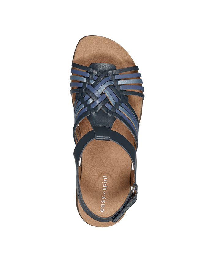 Easy Spirit Women's Mave Round Toe Casual Strappy Flat Sandals - Macy's