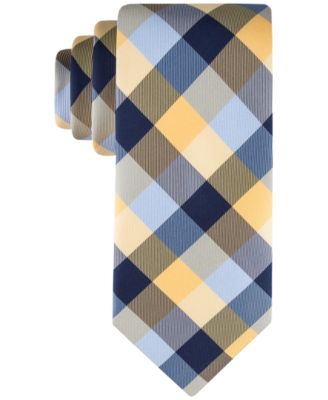 Men's Buffalo Plaid Tartan Tie