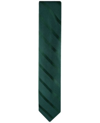 Men's Solid Textured Stripe Tie