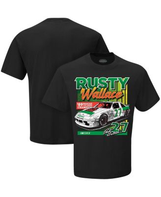Men's Black Rusty Wallace '89 NASCAR Cup Series Champion T-shirt