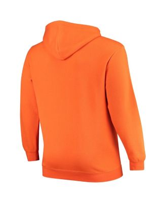 Men's Orange Oklahoma State Cowboys Big and Tall Full-Zip Hoodie