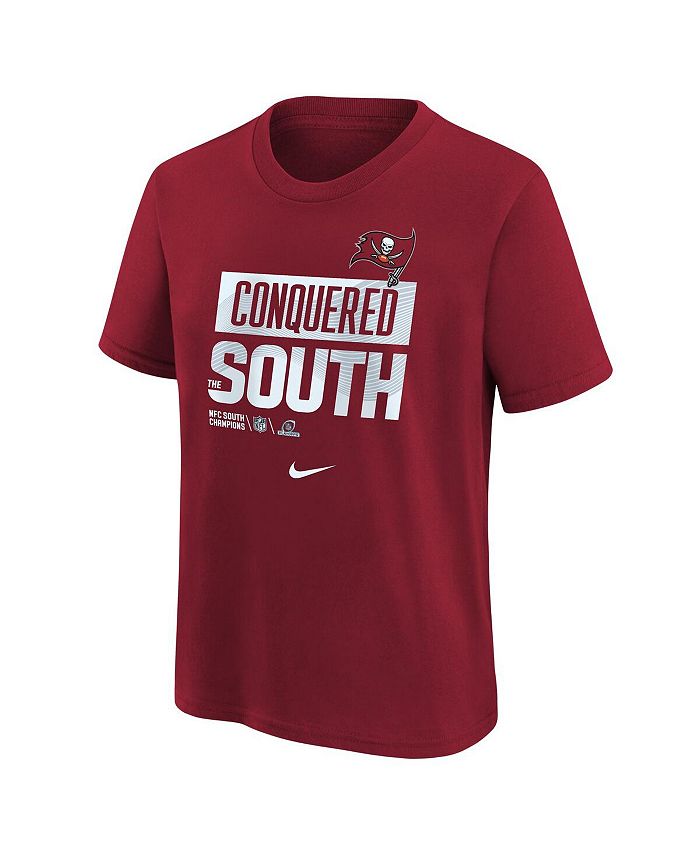 Nike Youth Boys Red Tampa Bay Buccaneers 2022 NFC South Division ...