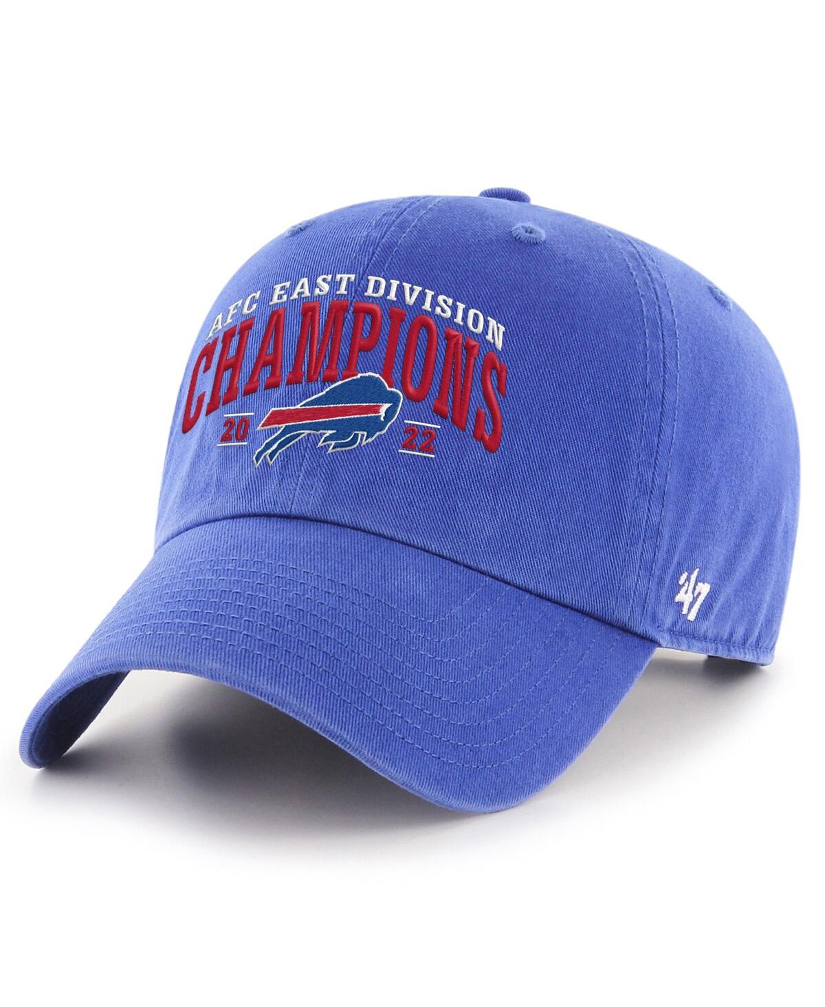 47 Brand Men's ' Royal Buffalo Bills 2022 Afc East Division Champions Clean Up Adjustable Hat