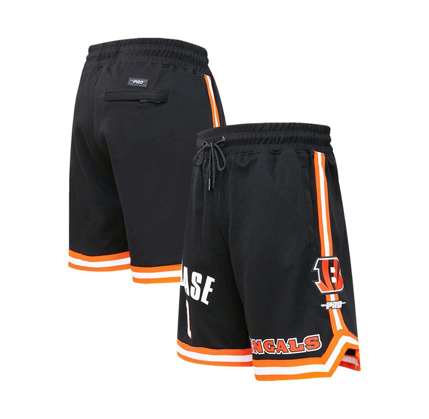 Men's Ja'Marr Chase Black Cincinnati Bengals Player Name and Number Shorts