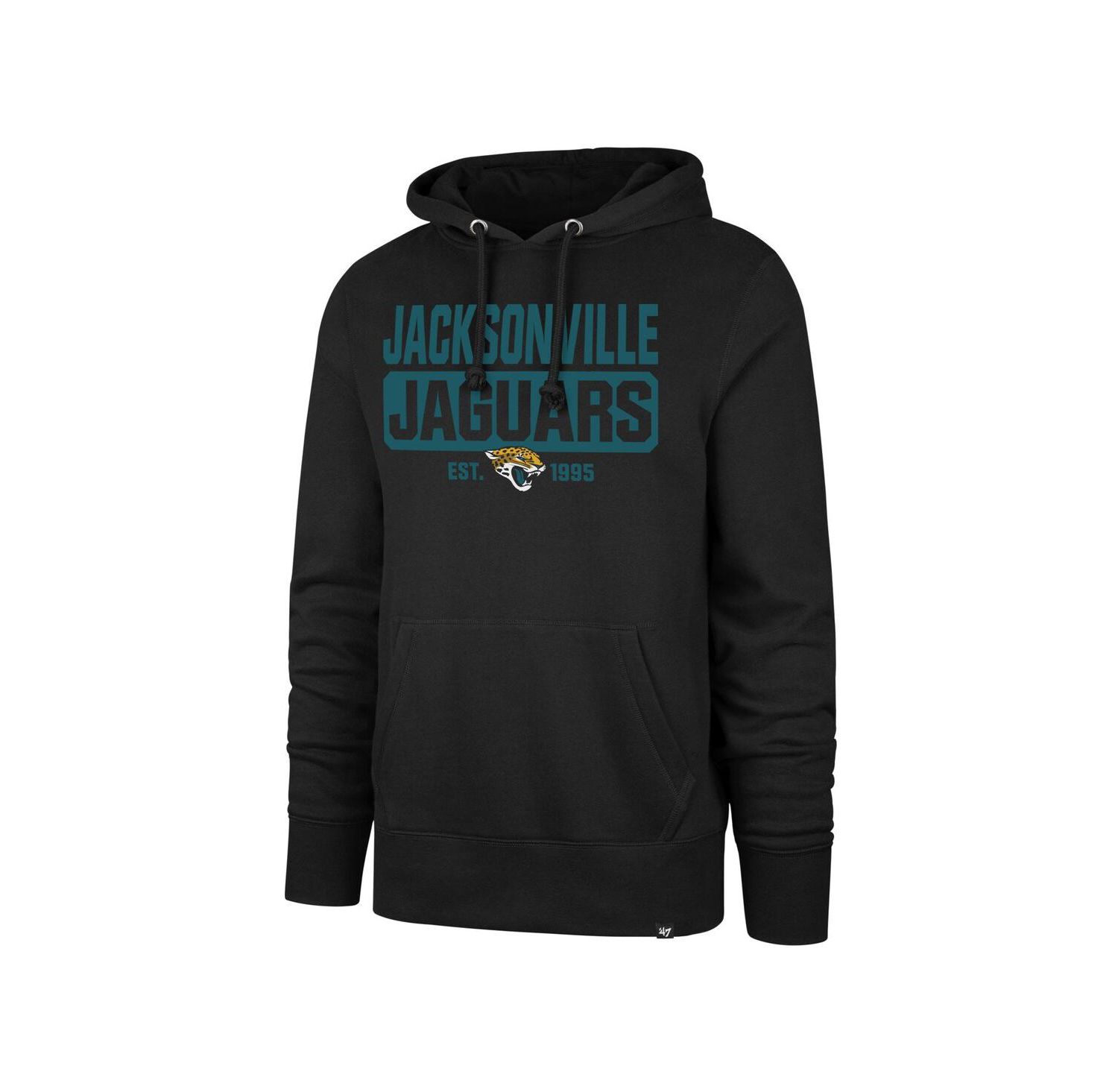 Men's Black Jacksonville Jaguars Box Out Headline Pullover Hoodie