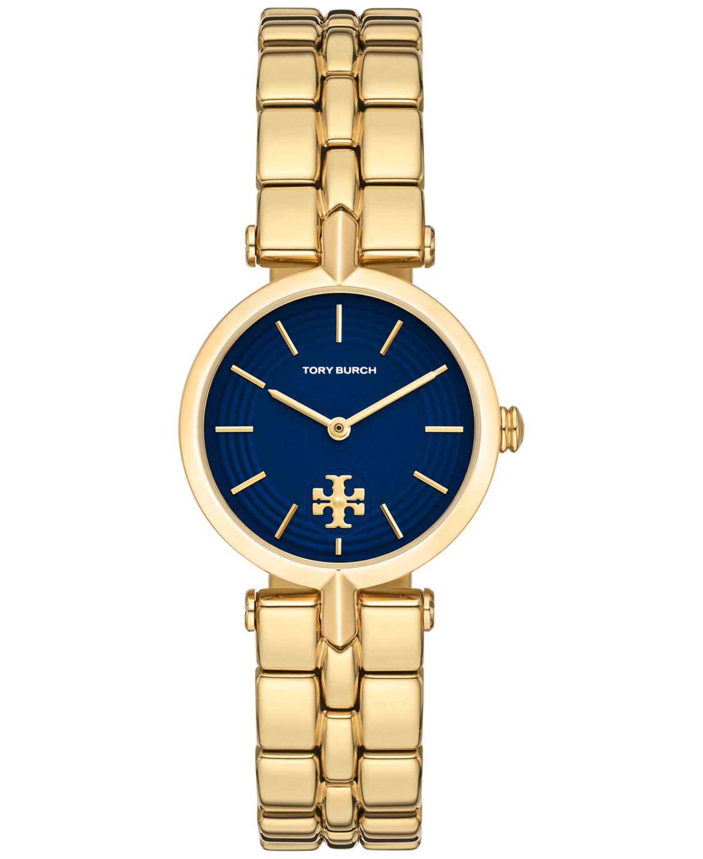 Женские часы Tory Burch Kira Gold-Tone Stainless Steel Bracelet Watch 30mm — фото 1