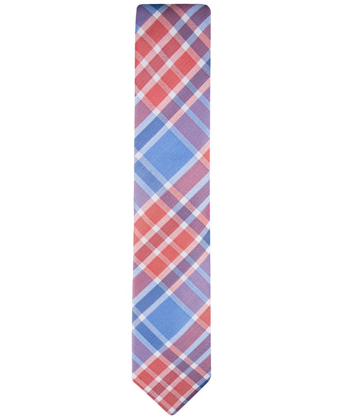 tommy hilfiger plaid tie