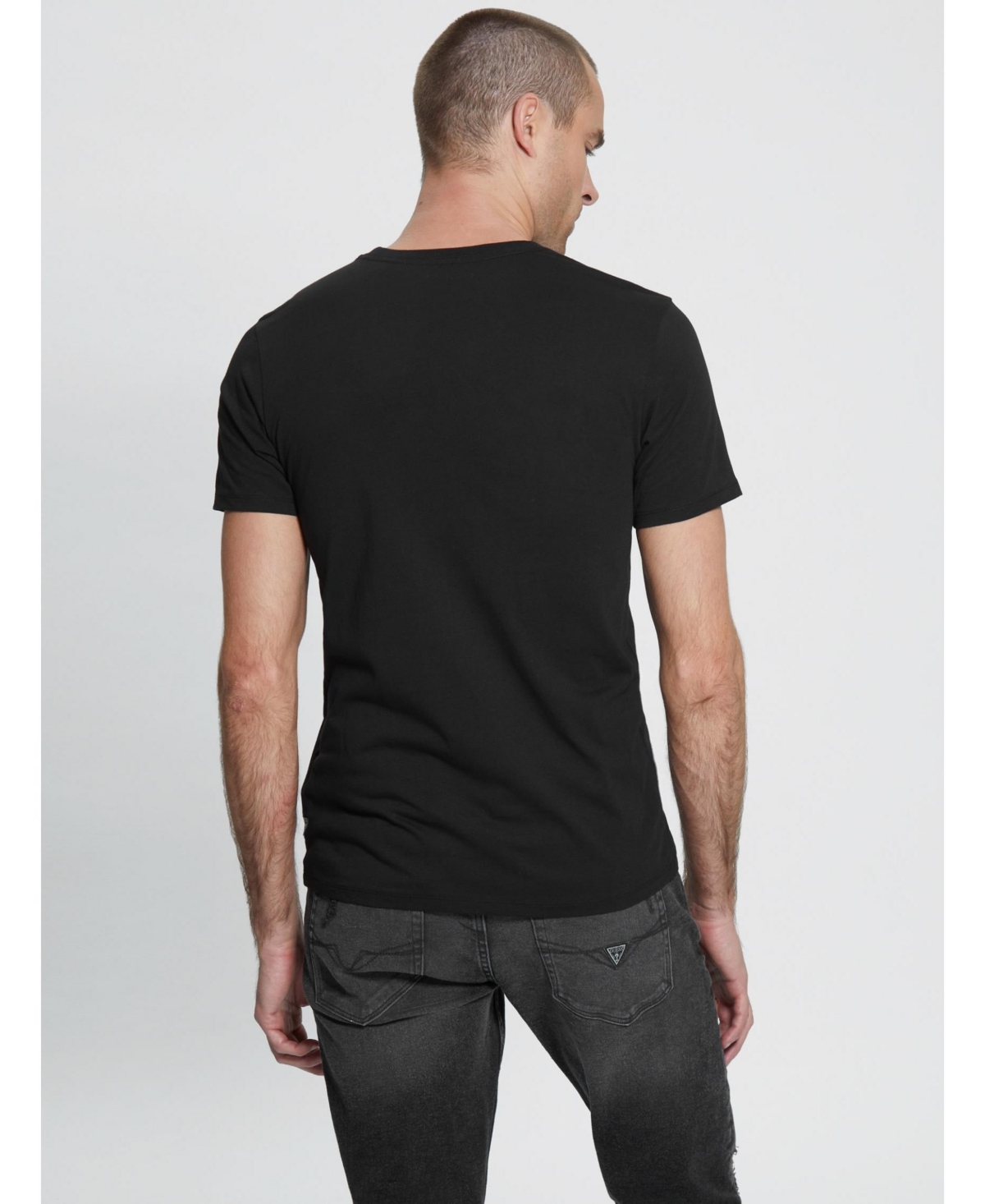 Guess Men's Embossed Logo Short Sleeves T-shirt