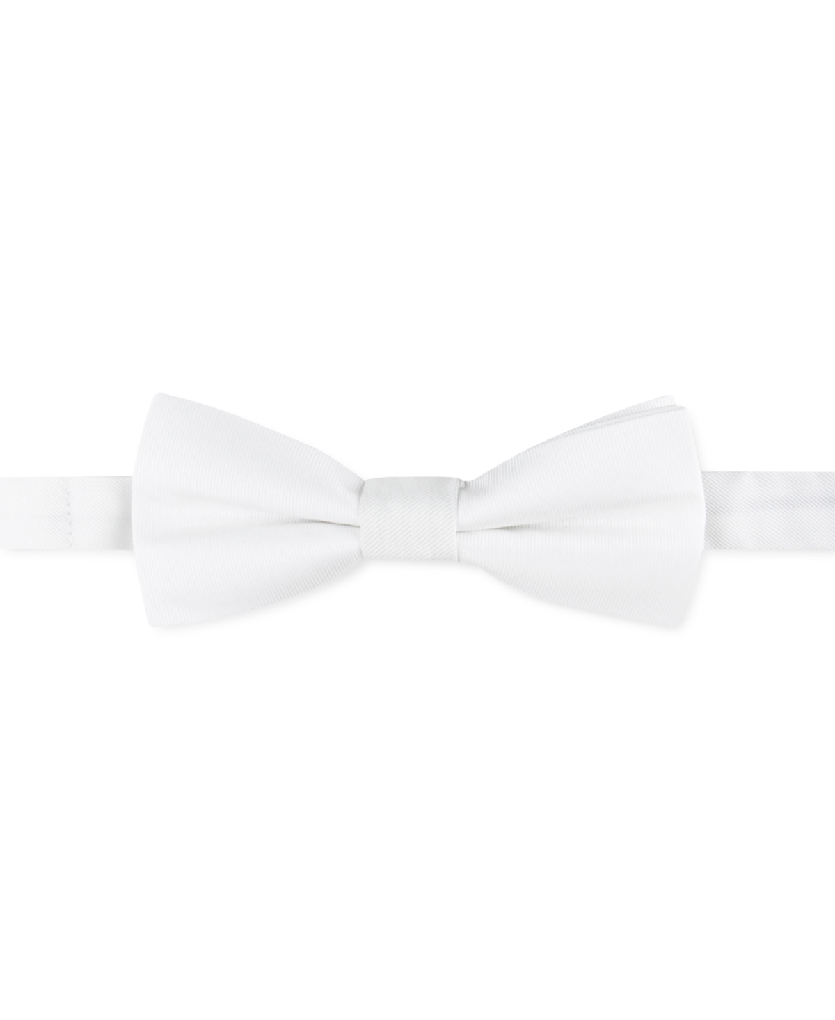 Calvin Klein Men's Unison Solid Pre-tied Bow Tie In Ivory