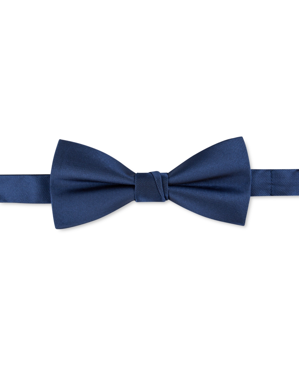 Calvin Klein Men's Unison Solid Pre-tied Bow Tie In Navy