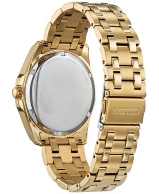 Eco-Drive Men's Peyten Gold-Tone Stainless Steel Bracelet Watch 41mm