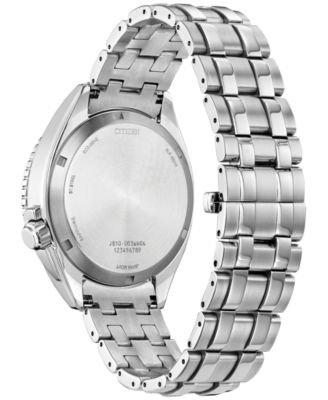 Eco-Drive Men's Sport Luxury Stainless Steel Bracelet Watch 42mm