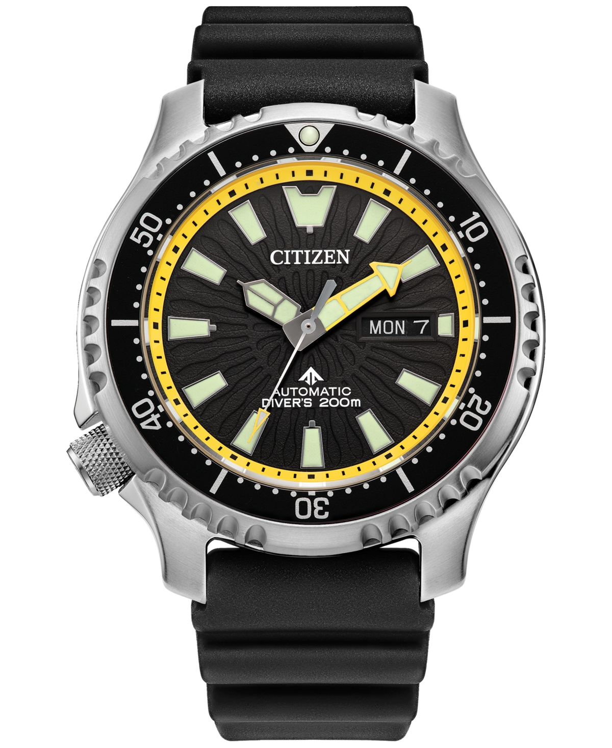 Citizen Men's Automatic Promaster Black Strap Watch 45mm