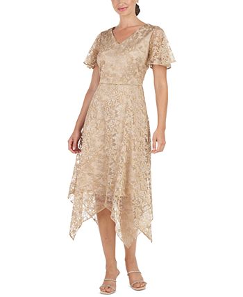 JS Collections Women's Emerson Embroidered Dress - Macy's