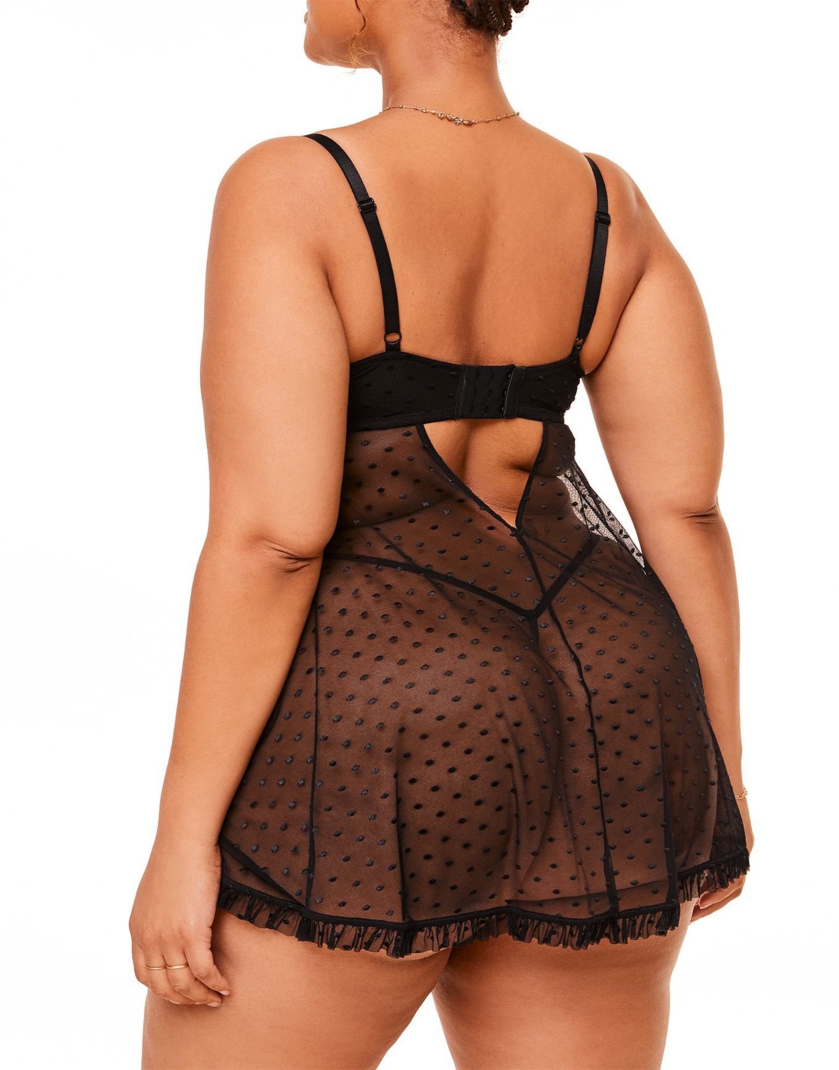 Adore Me Plus Size Aubrey Unlined Babydoll Lingerie