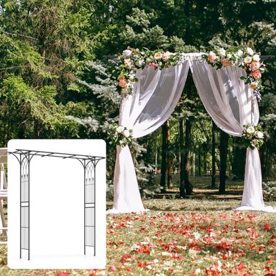 Garden Wedding Rose Arch Pergola Archway Flowers Climbing Plants Trellis Metal