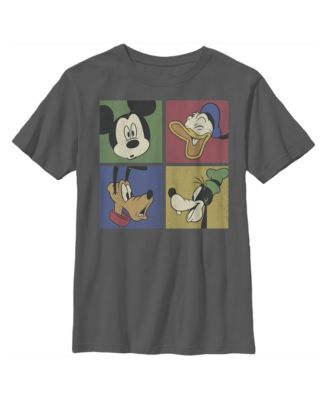 Boy's Mickey & Friends Mickey Mouse Character Square Child T-Shirt - Macy's