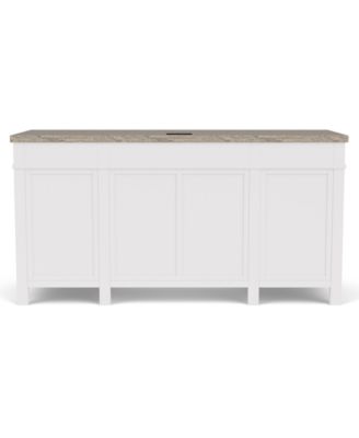 Finn 62" Wood Dovetail Joinery Executive Desk